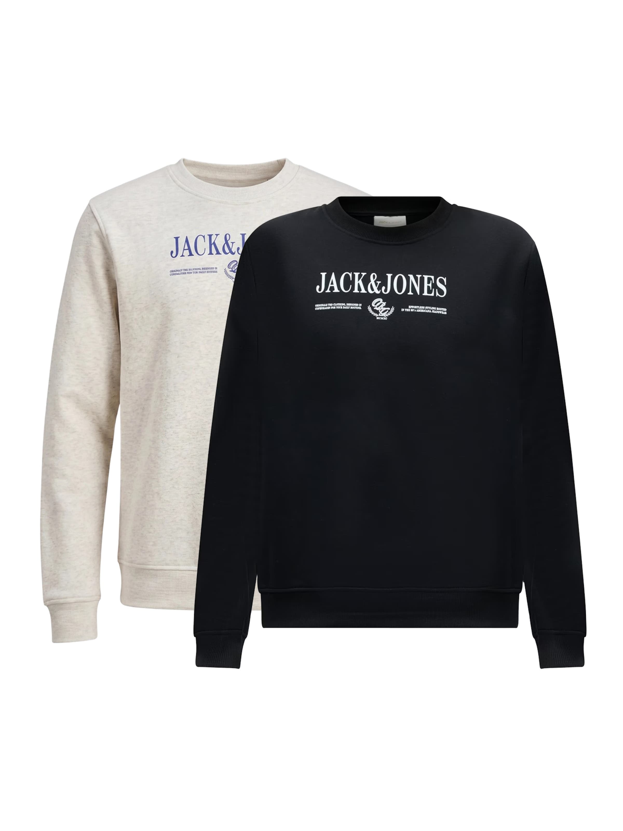 JACK & JONES Sweatshirt 'JORFREDERIKSBERG' in Black: front