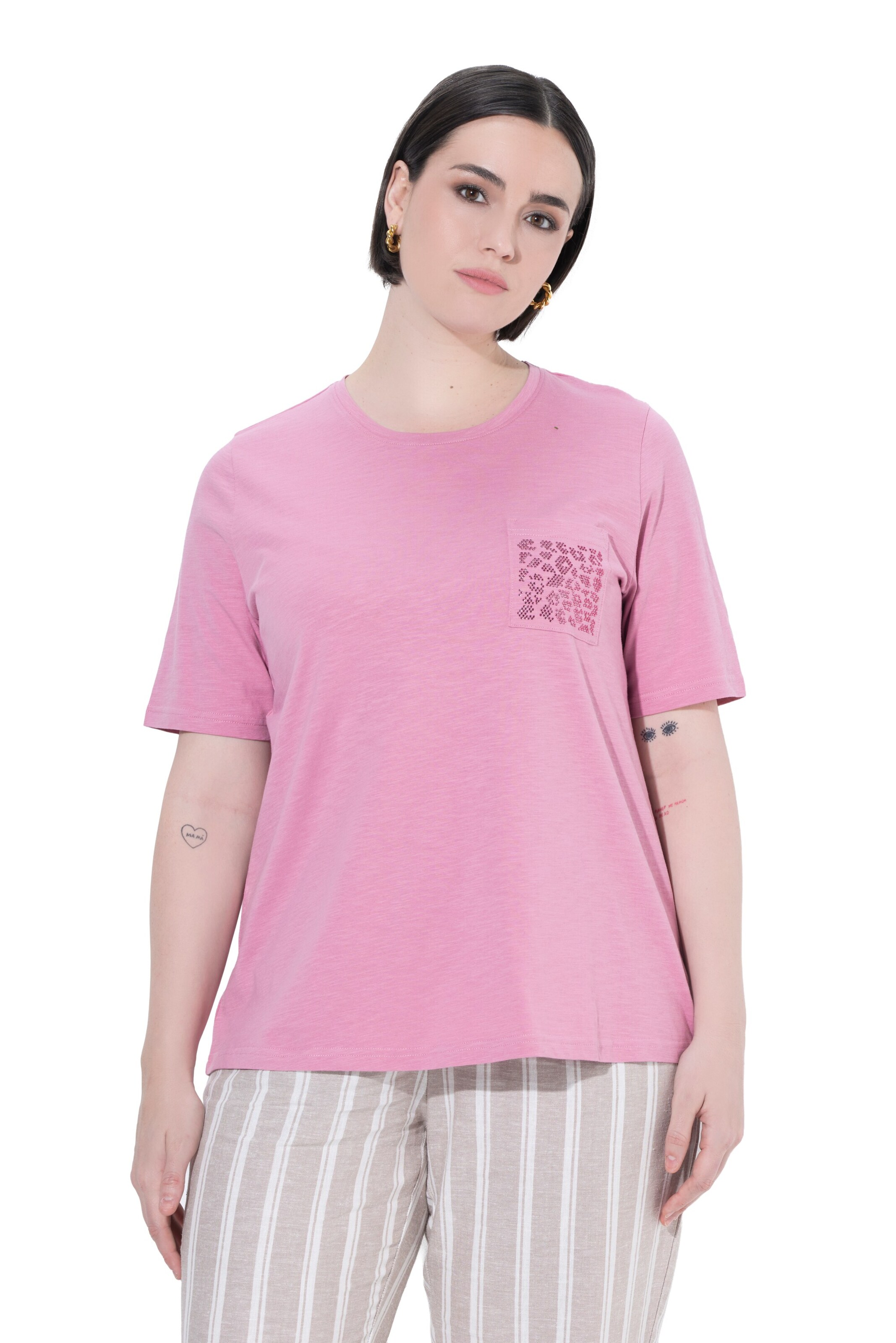 Ulla Popken Shirt in Pink: front