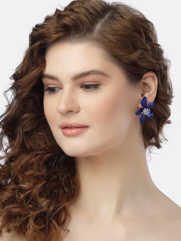 Boucles d'oreilles 'Beataya' AVANT-GARDE PARIS en bleu