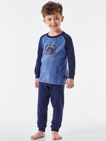 SCHIESSER Pajamas 'Take It Easy' in Blue