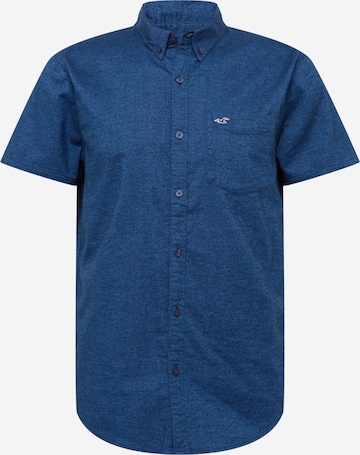 HOLLISTER Regular Fit Hemd 'WEBEX' in Blau: predná strana