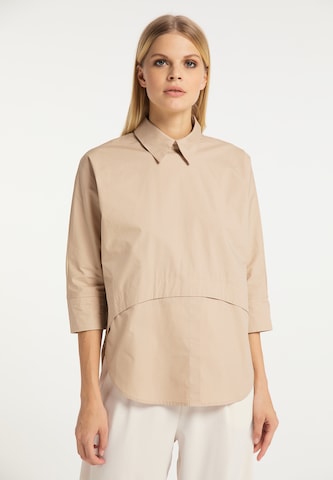 Camicia da donna di RISA in beige: frontale