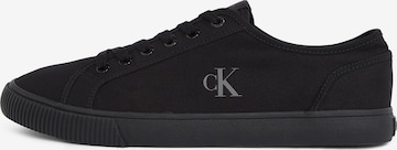 Baskets basses 'ESS' Calvin Klein Jeans en noir : devant