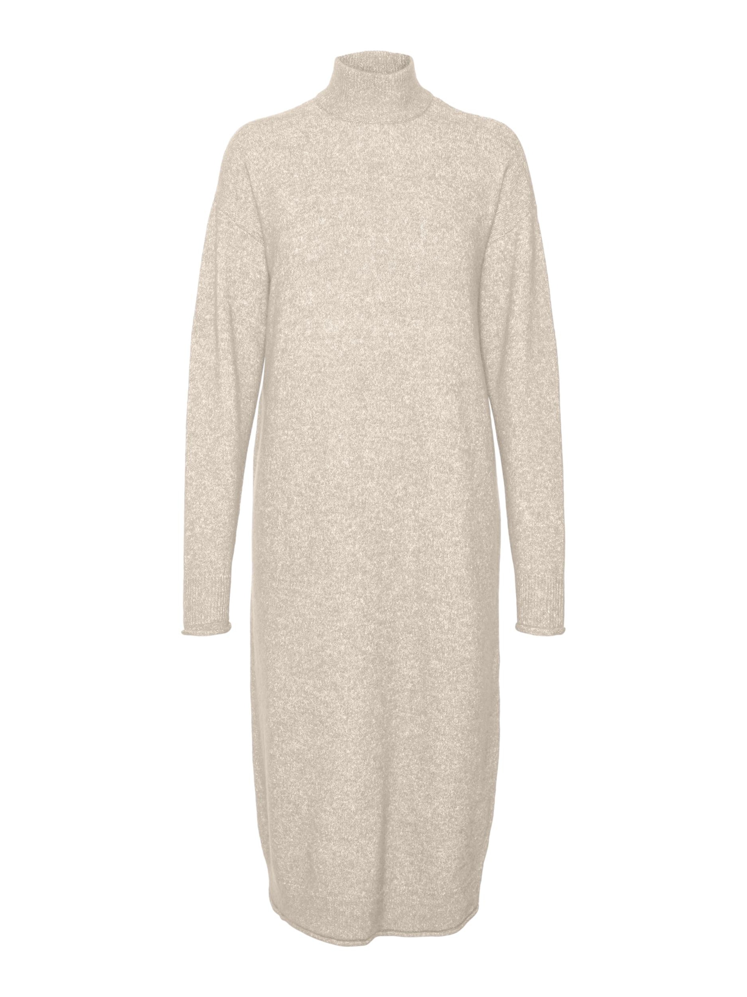 VERO MODA Pletené šaty 'VMKaden' - Béžová: predná strana