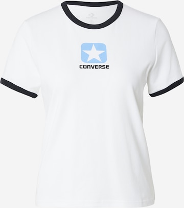 T-shirt CONVERSE en blanc : devant