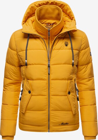 Veste d’hiver 'Taisaa' MARIKOO en jaune : devant