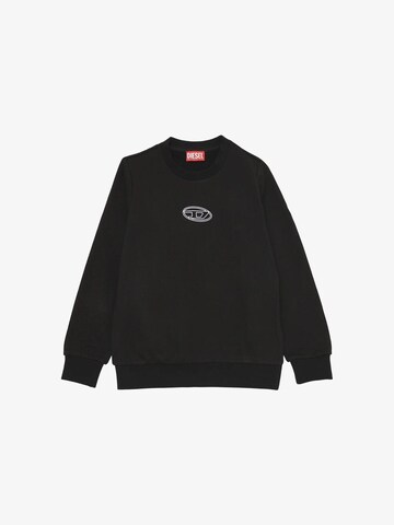 DIESEL Sweatshirt 'SVALSY' in Schwarz: Vorderseite