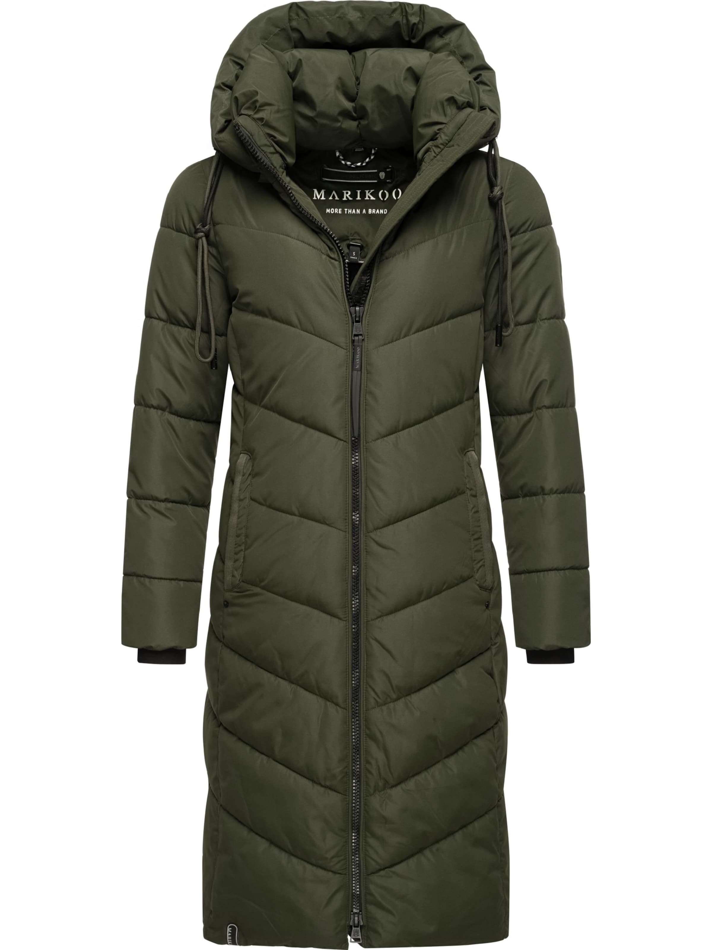 Manteau d’hiver 'Sahnekatzii' MARIKOO en vert