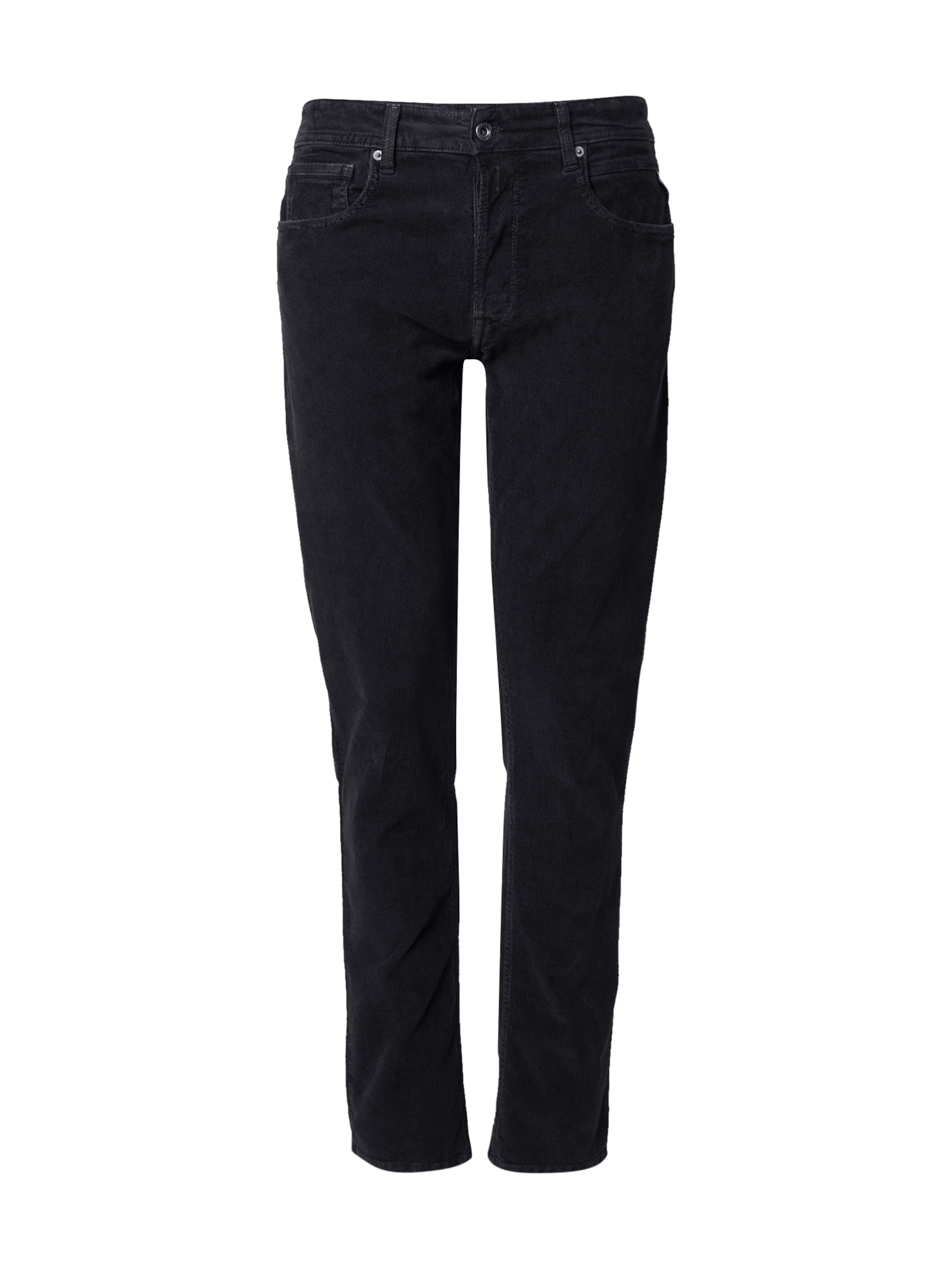 REPLAY regular Παντελόνι 'GROVER' σε μαύρο: μπροστά