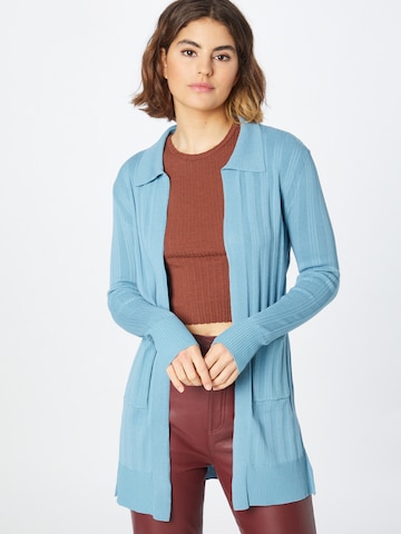 Cotton On Knit Cardigan in Blue: front