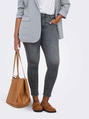 Skinny Jeans 'CARWilly' di ONLY Carmakoma in grigio: frontale