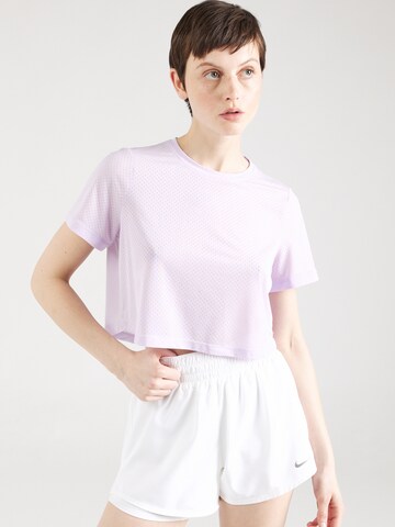 NIKE - Camisa funcionais 'ONE CLASSIC' em roxo: frente