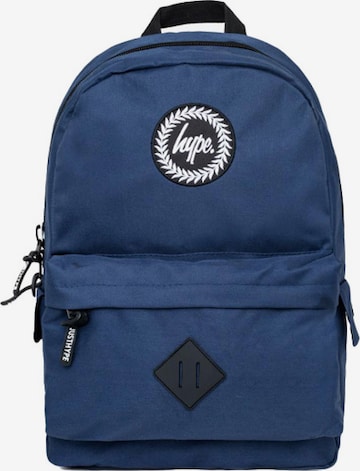 hype Backpack in Blue: front