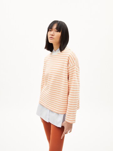 ARMEDANGELS Sweatshirt in Oranje: voorkant