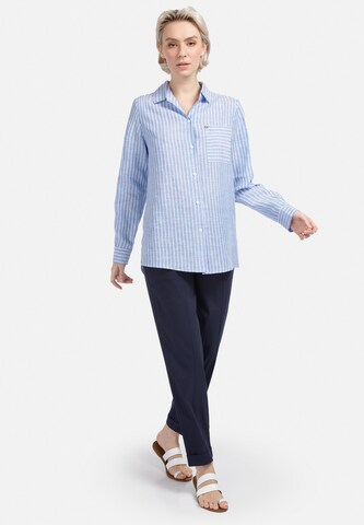 HELMIDGE Blouse in Blauw: voorkant