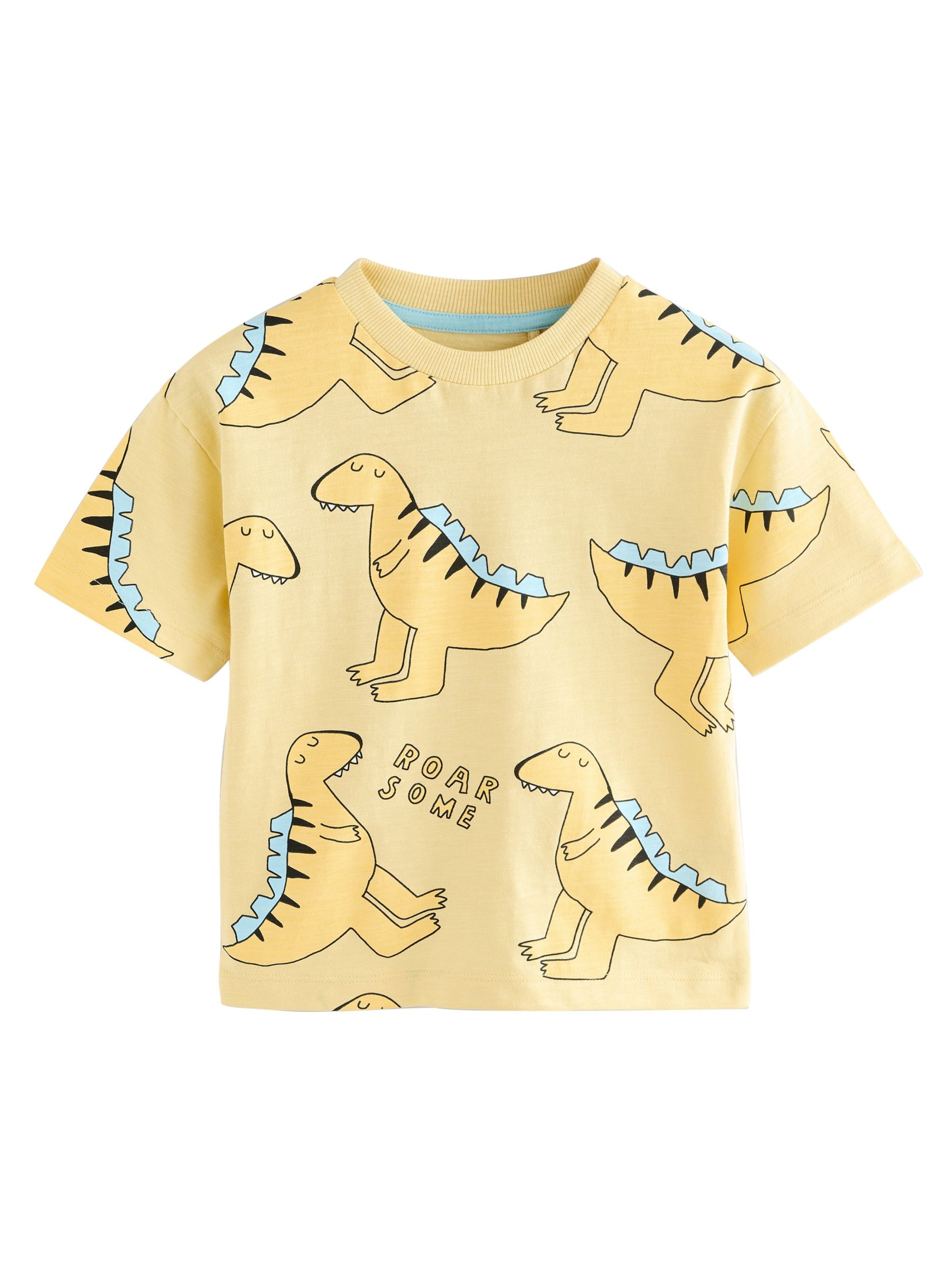 Next Shirt in Gelb: Vorderseite