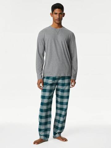 Marks & Spencer Pyjama lang in Grau: Vorderseite