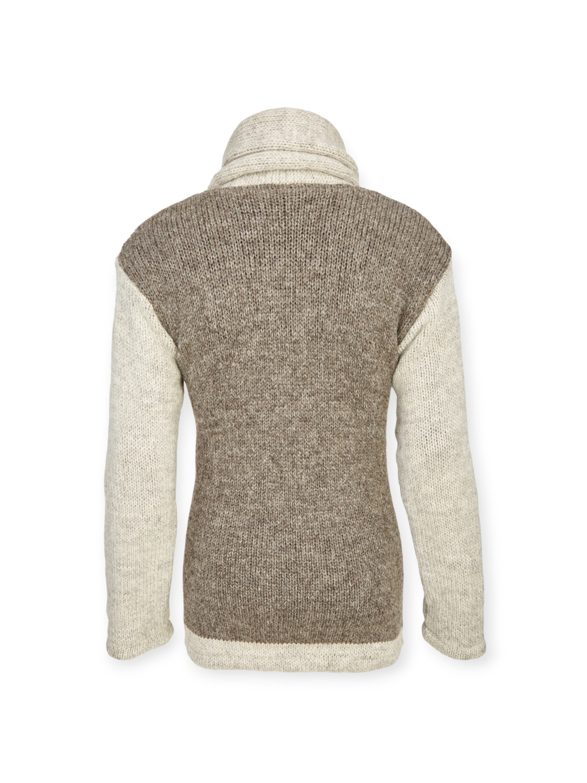 THC Natural Line Strickmantel '902' in Beige