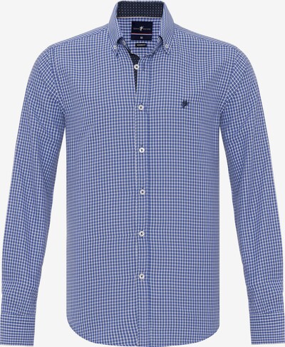 DENIM CULTURE Button Up Shirt ' LUIZ ' in Royal blue / White, Item view