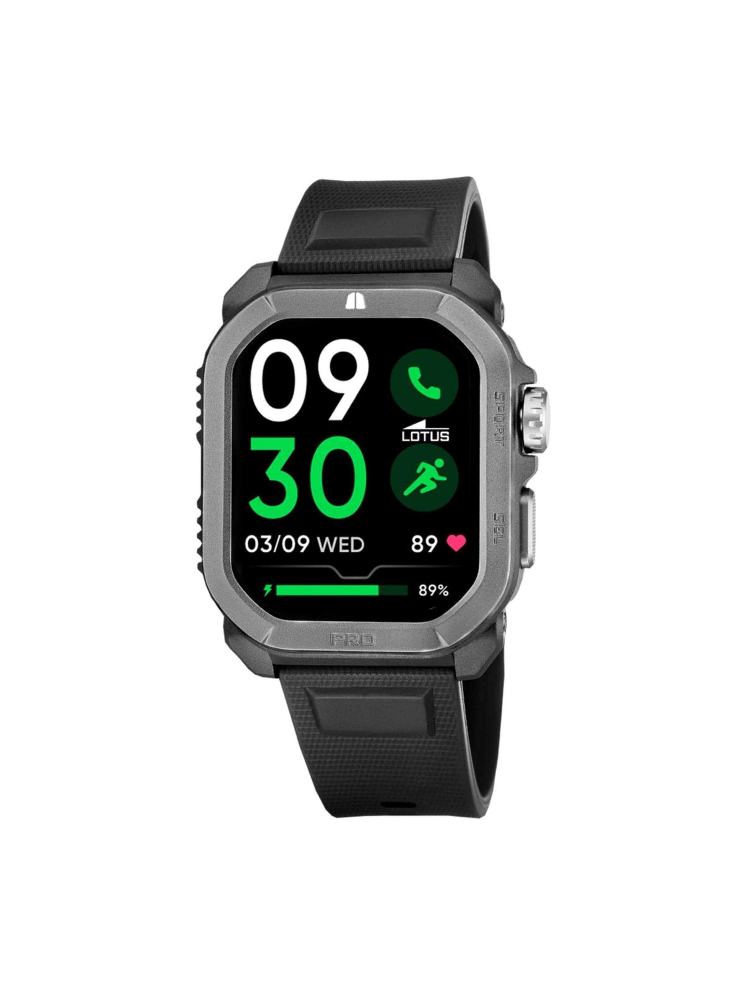 Lotus Digitaal horloge in Zwart: voorkant