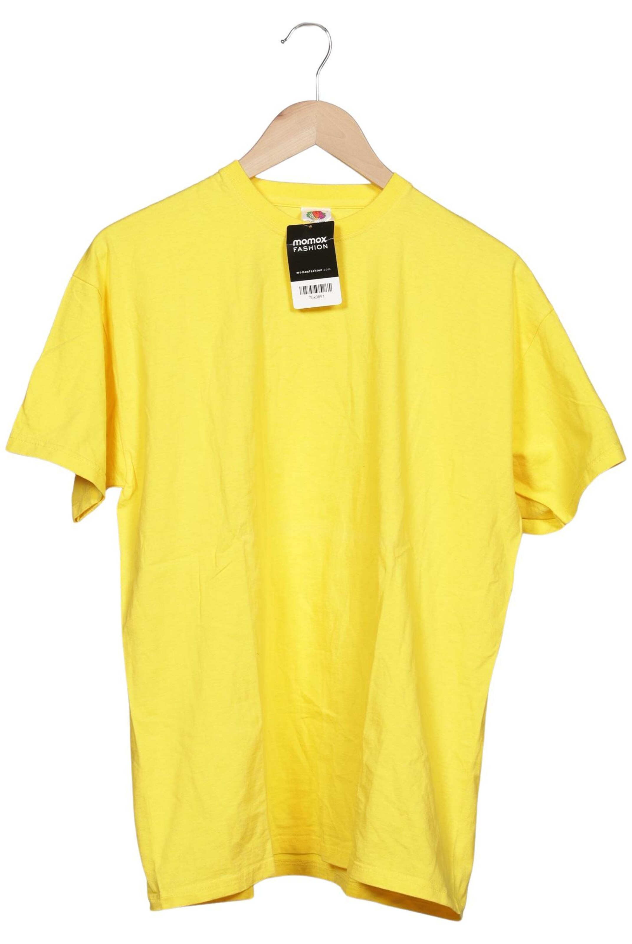 FRUIT OF THE LOOM T-Shirt XL in Gelb: Vorderseite