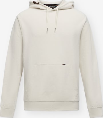 INDICODE JEANS Sweatshirt 'Zarside' i vit: framsida