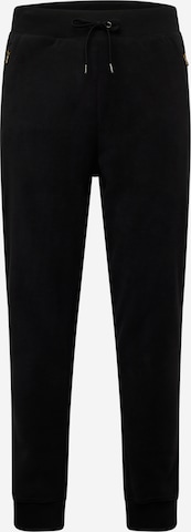 Tapered Pantaloni 'M6-ATHLETIC' de la Polo Ralph Lauren pe negru: față