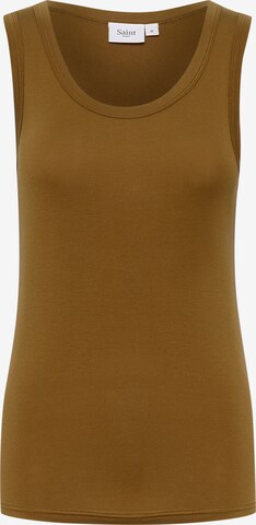 SAINT TROPEZ Blouse 'Adelia' in Brown: front