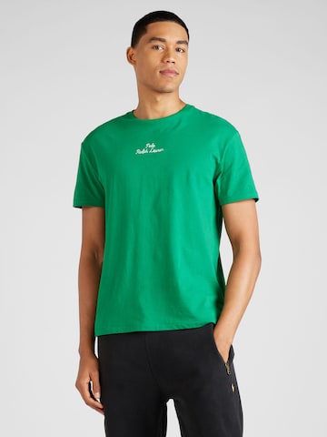 T-Shirt Polo Ralph Lauren en vert : devant