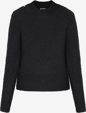 DreiMaster Maritim Trui in Zwart: voorkant