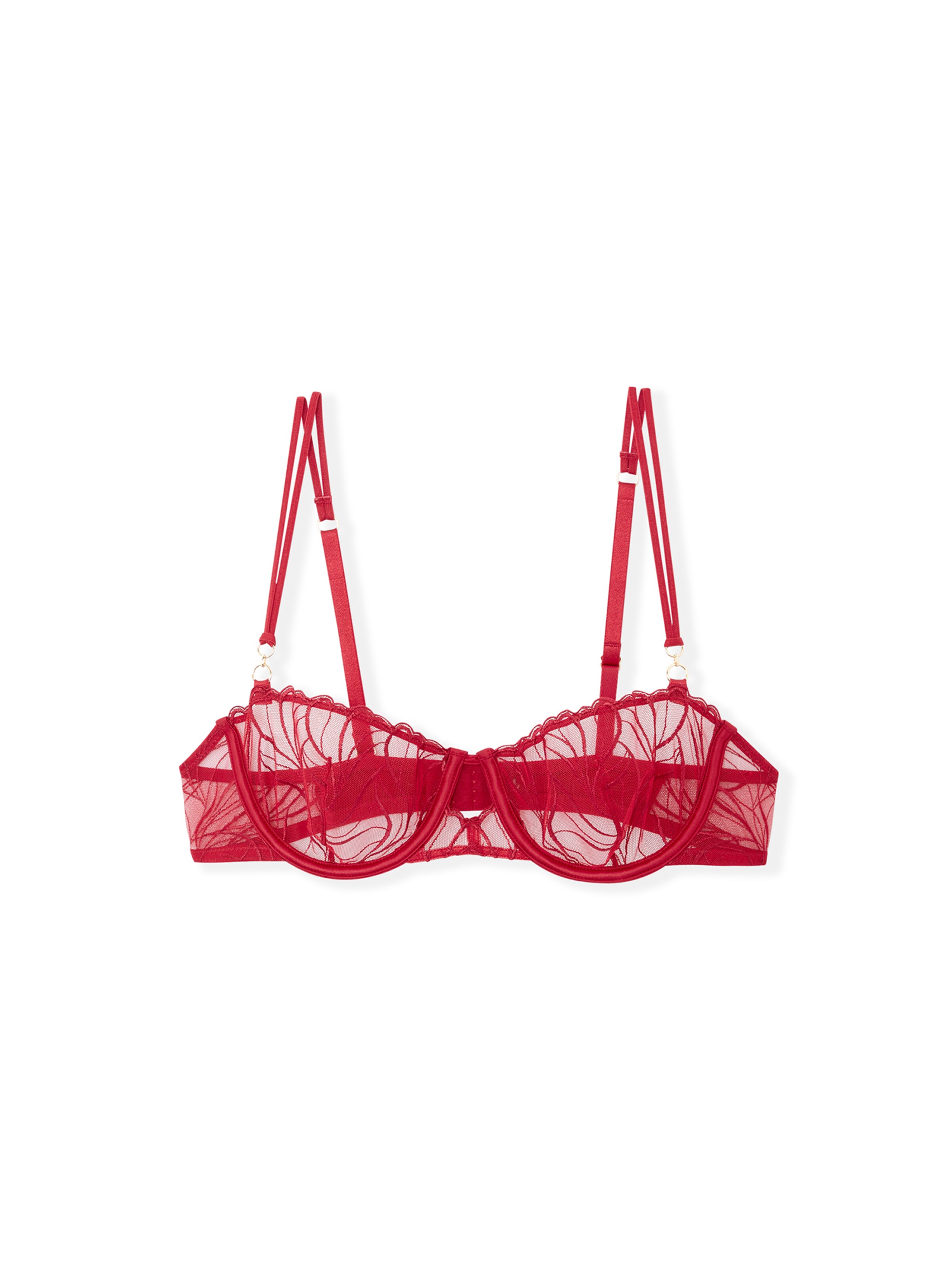 ETAM Balconette BH in Rot: Vorderseite