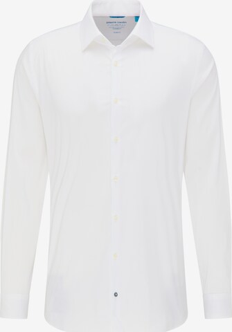 PIERRE CARDIN Slim fit Zakelijk overhemd 'Futureflex' in Wit: voorkant