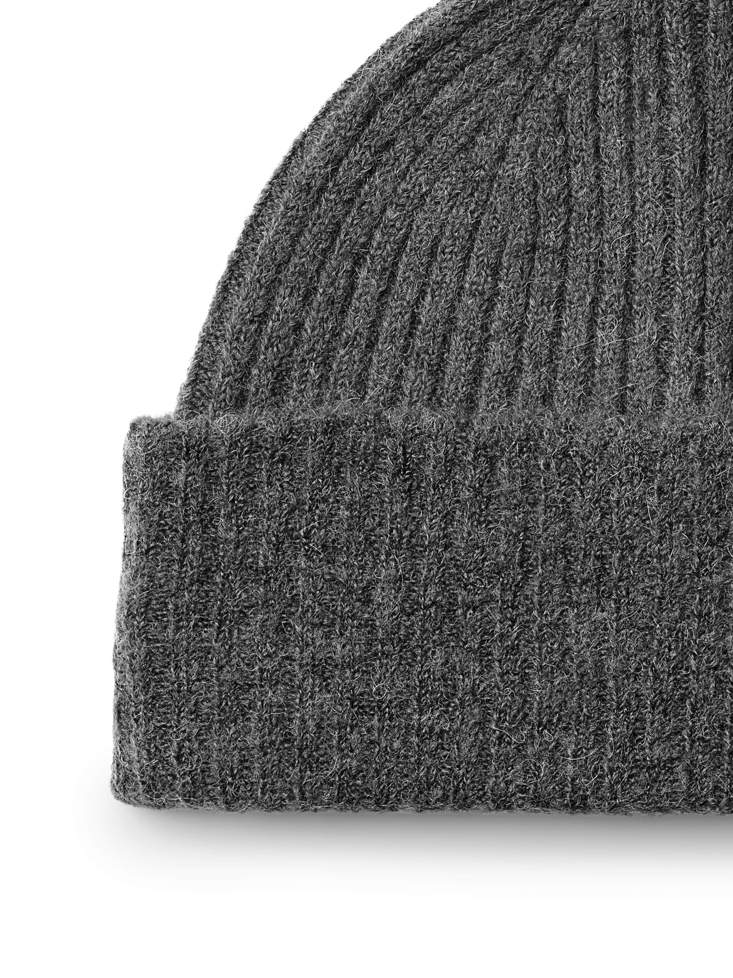 SELECTED Beanie in Grey