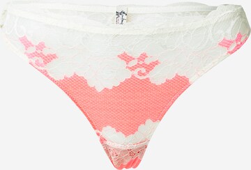 Free People - Tanga 'FOR ME FOR YOU' em rosa: frente