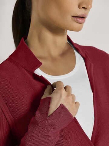 MADELEINE Gebreid vest in Rood
