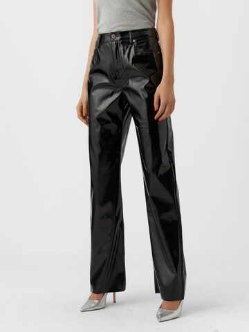 VERO MODA Flared Pants 'Kithy' in Black: front