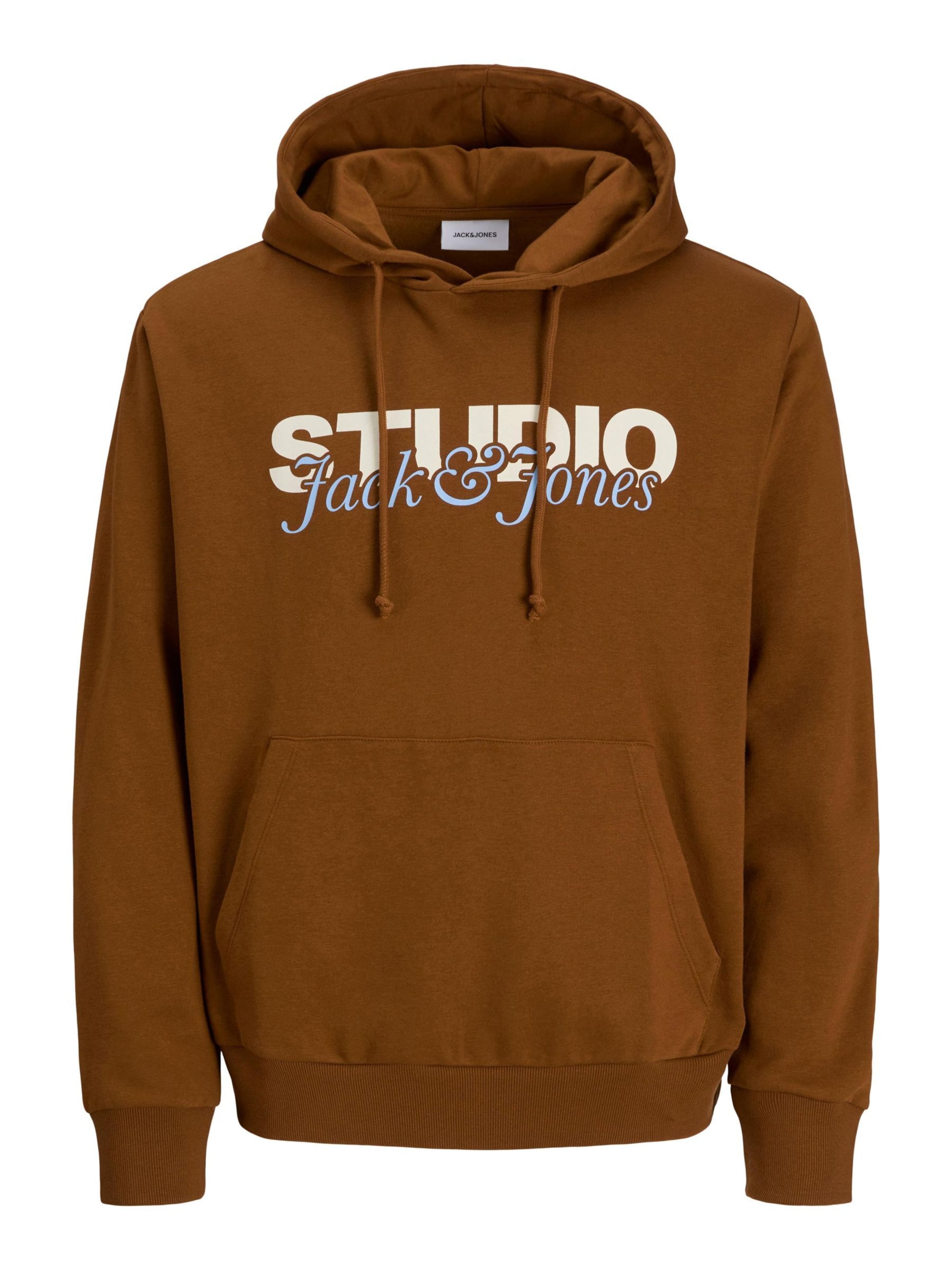 JACK & JONES - Sudadera en marrón: frente