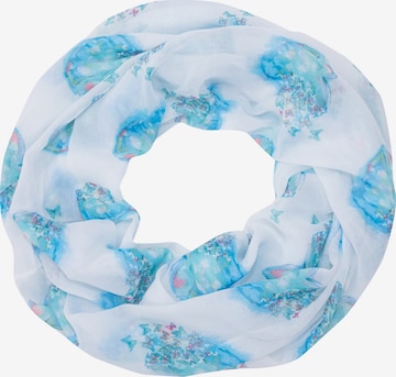 Seasons of April Tunnelsjaal 'Amira' in Blauw: voorkant