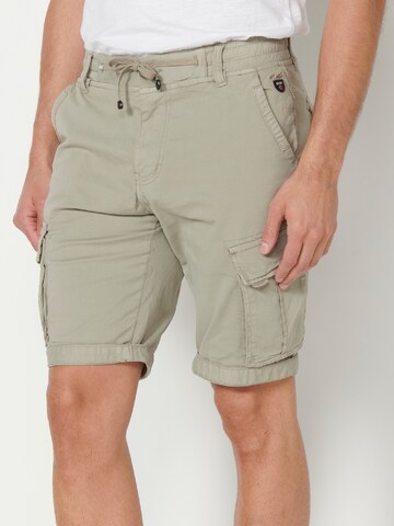 KOROSHI Regular Pants in Beige: front
