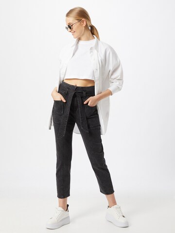 ONLY Tapered Jeans 'Maya' in Zwart