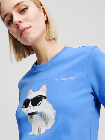 T-shirt Karl Lagerfeld en bleu