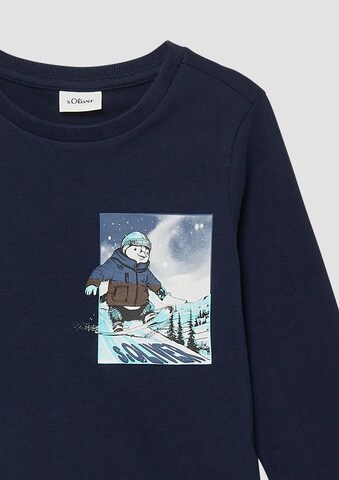 T-Shirt s.Oliver en bleu