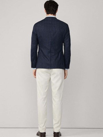 Hackett London Slim Fit Sakko 'Flan' in Blau