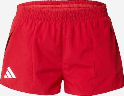 ADIDAS PERFORMANCE Sportshorts 'Adizero' in rot / weiß, Produktansicht
