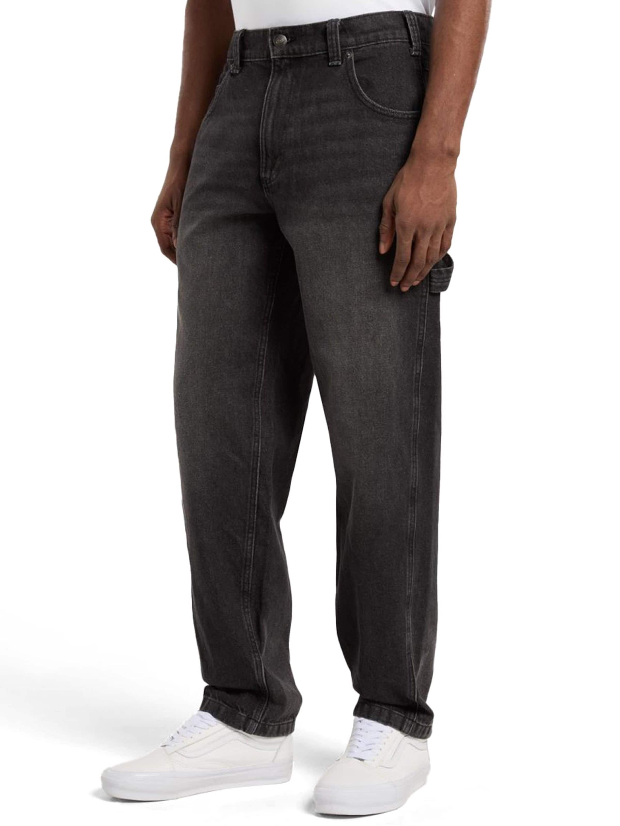 DICKIES Regular Jeans 'GARYVILLE' in Schwarz