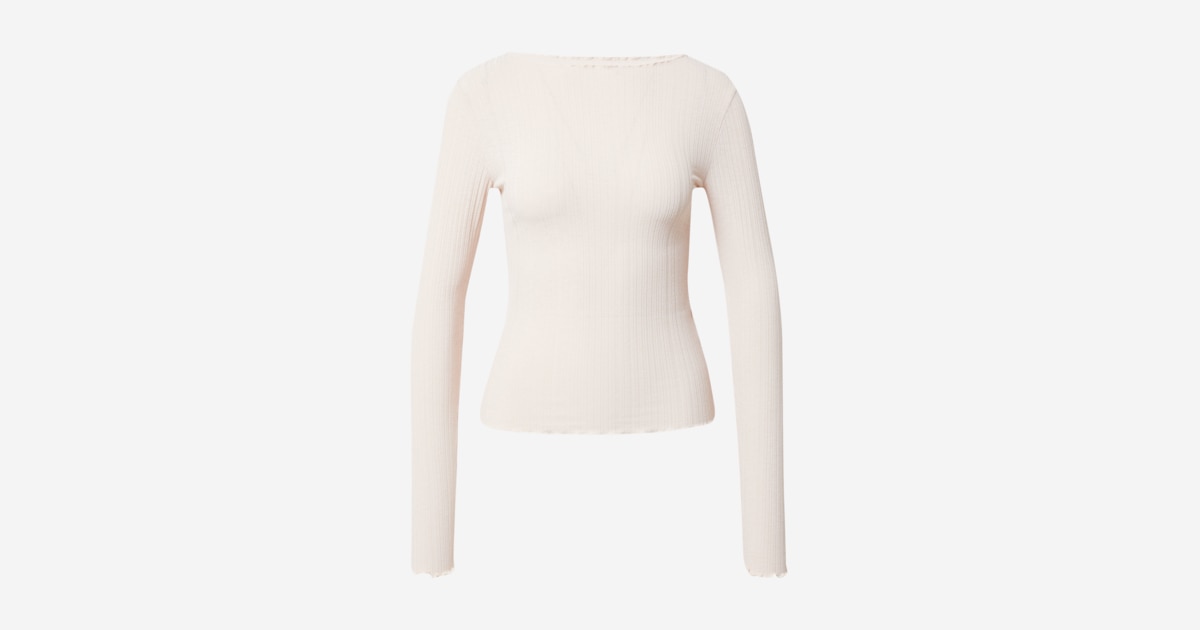 T-shirt 'Rebecca' A LOT LESS en Crème | ABOUT YOU