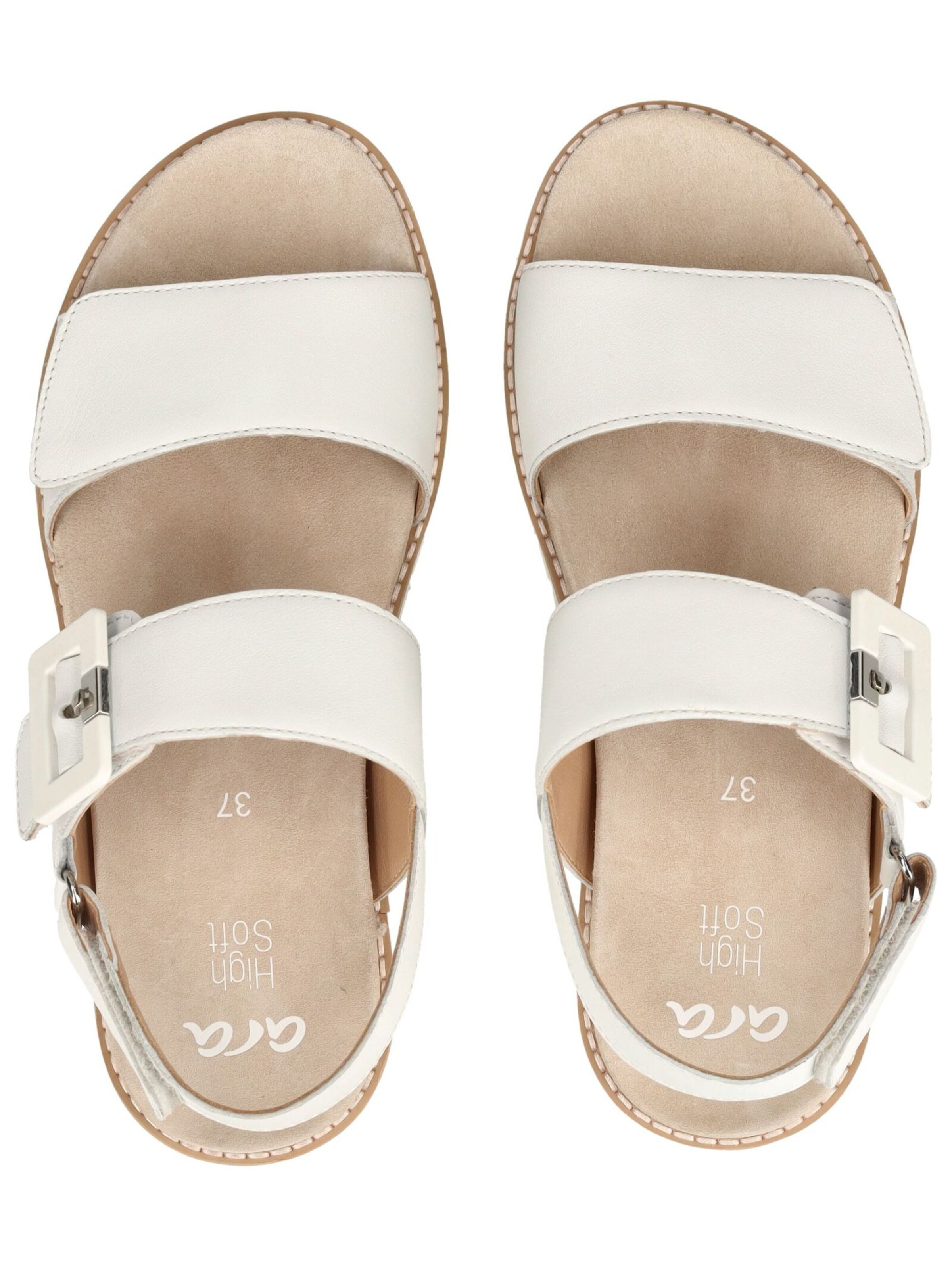 Sandalo con cinturino di ARA in bianco