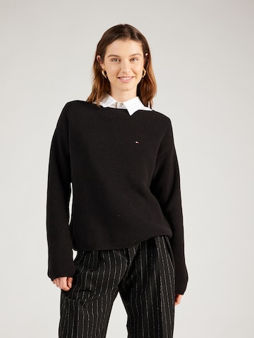 TOMMY HILFIGER Pullover in Schwarz: predná strana