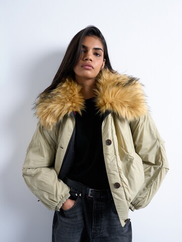 žalia TOPSHOP Demisezoninė striukė 'SELLY': priekis