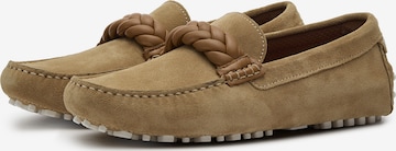 LOTTUSSE Moccasins ' Nautico ' in Brown
